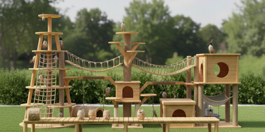 😺 Cómo crear un parque para gatos